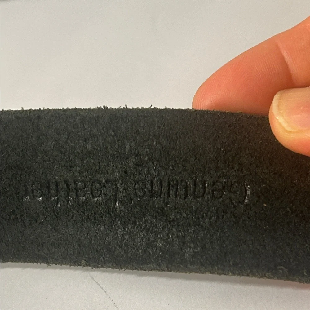 Men’s Black Genuine Leather Belt